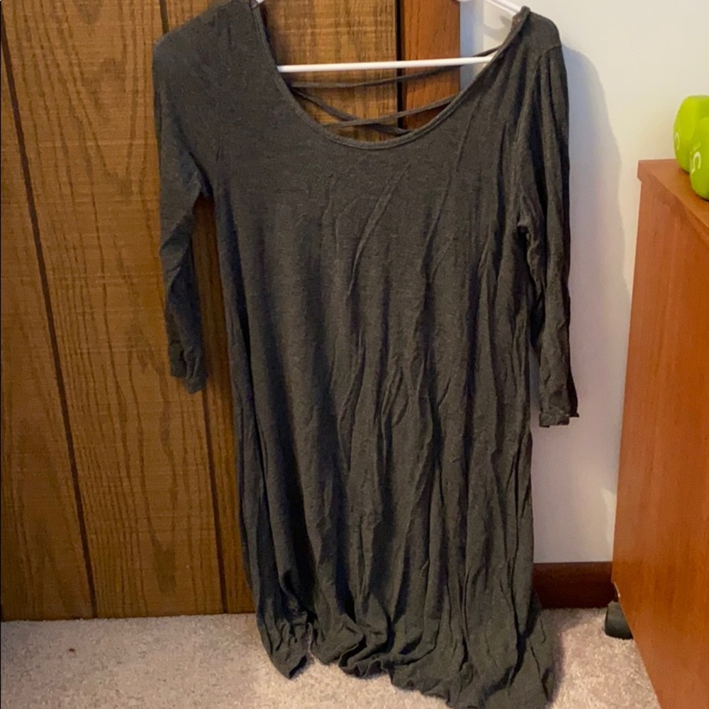 Gray dress